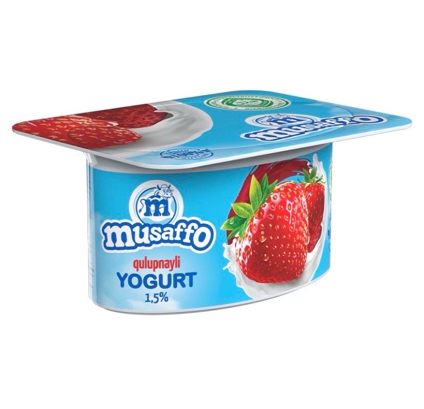 Musaffo yogurt klubnika
